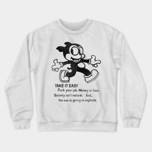 Bimbo the Dog 'Take it Easy..." Crewneck Sweatshirt